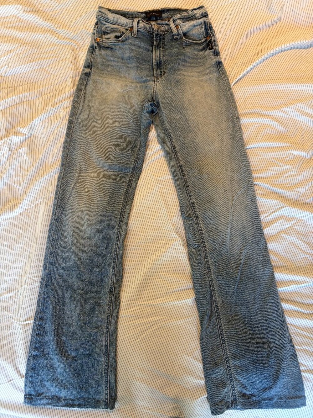 Silver Bootcut Vintage Blue Wash Jeans
